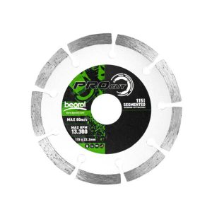 Beorol gyémánt vágótárcsa ø115 mm szegmentált (RPDS115)