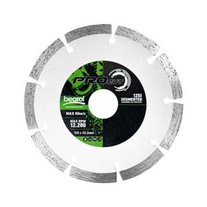 Beorol gyémánt vágótárcsa ø125 mm szegmentált (RPDS125)