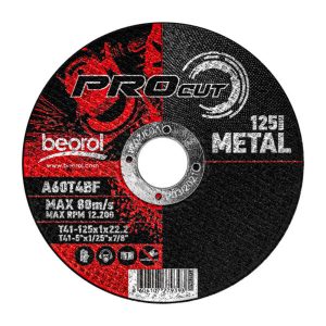 Beorol vágótárcsa fémhez ø125x1mm (RPM125X1)