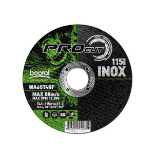 Beorol vágótárcsa inoxhoz ø115x1mm (RPI115)