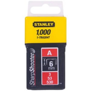 Stanley 6mm-es "A" kapocs 1000db